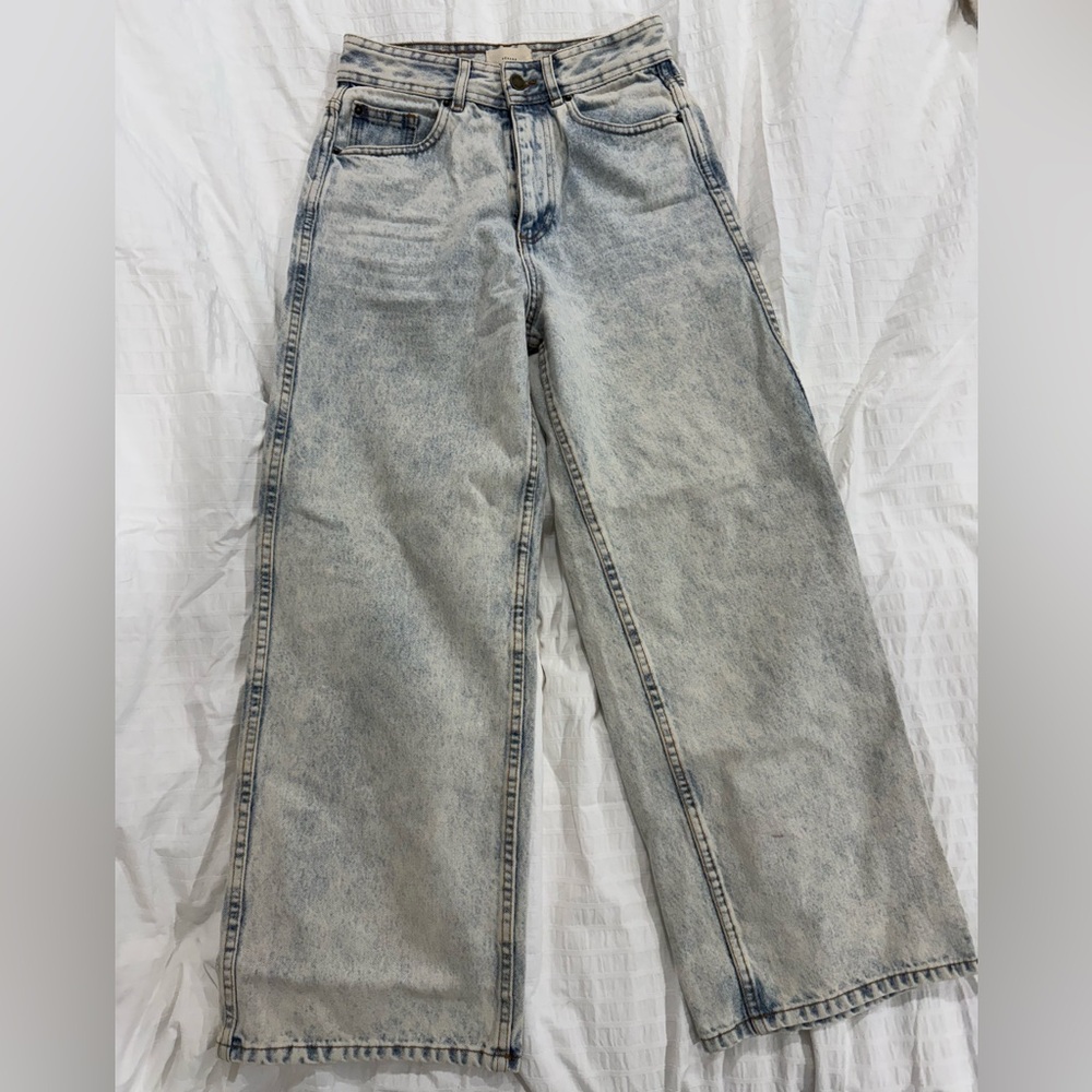 Sézane LE CROP Light Blue Jeans size 36